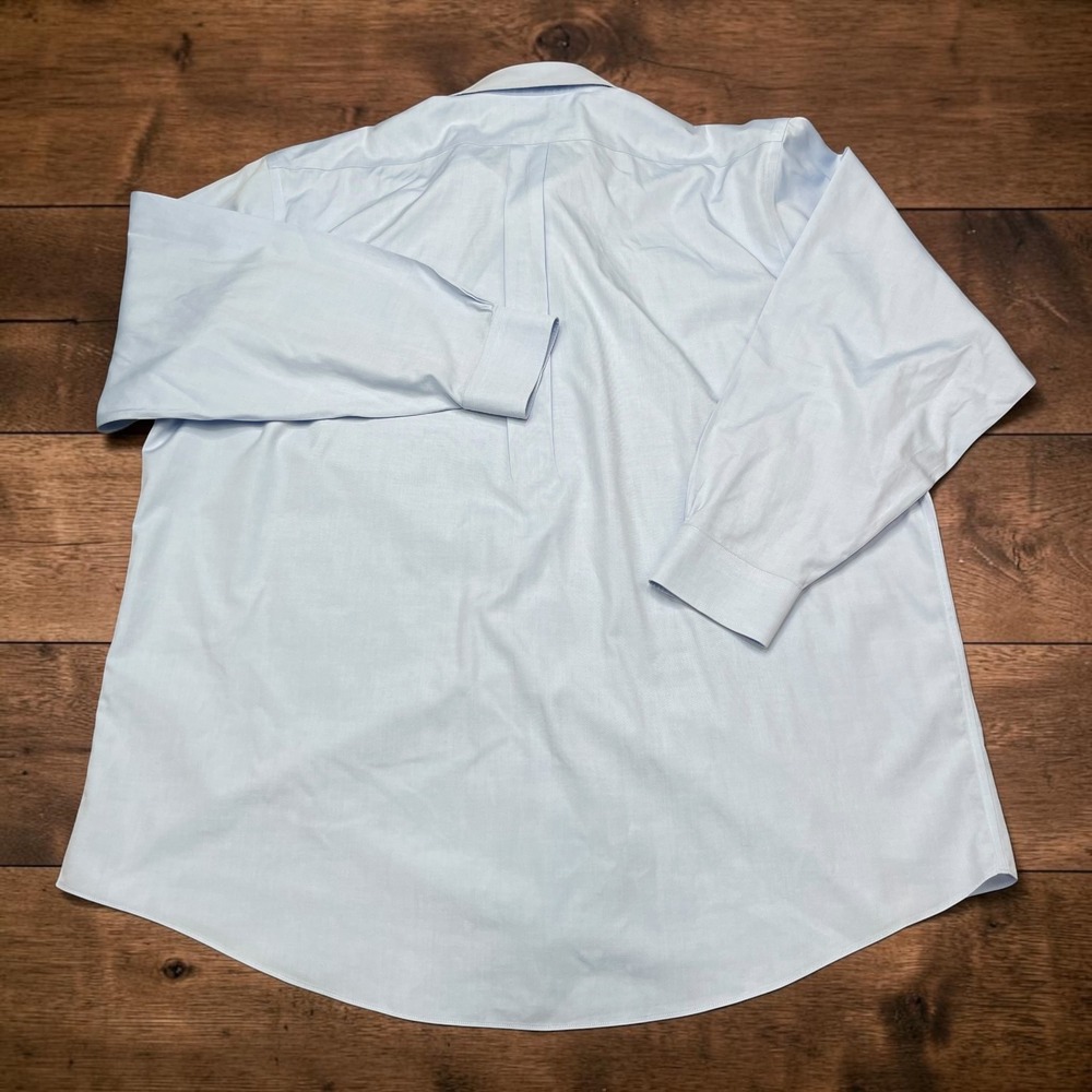 Brooks Brothers Madison Light Blue Supima Cotton‎ Non-Iron Shirt 18-35 Mens - Picture 2 of 7